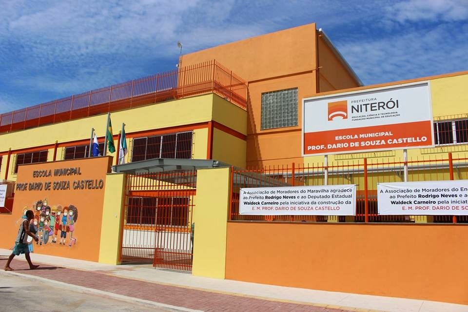 Região Oceânica recebeu mais uma escola de ensino fundamental em Itaipu. Escola Municipal Professor Dario de Souza Castello - Região Oceânica recebeu mais uma escola de ensino fundamental em Itaipu.