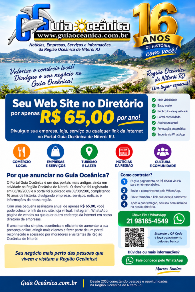 Coloque seu negócio no Guia Oceânica