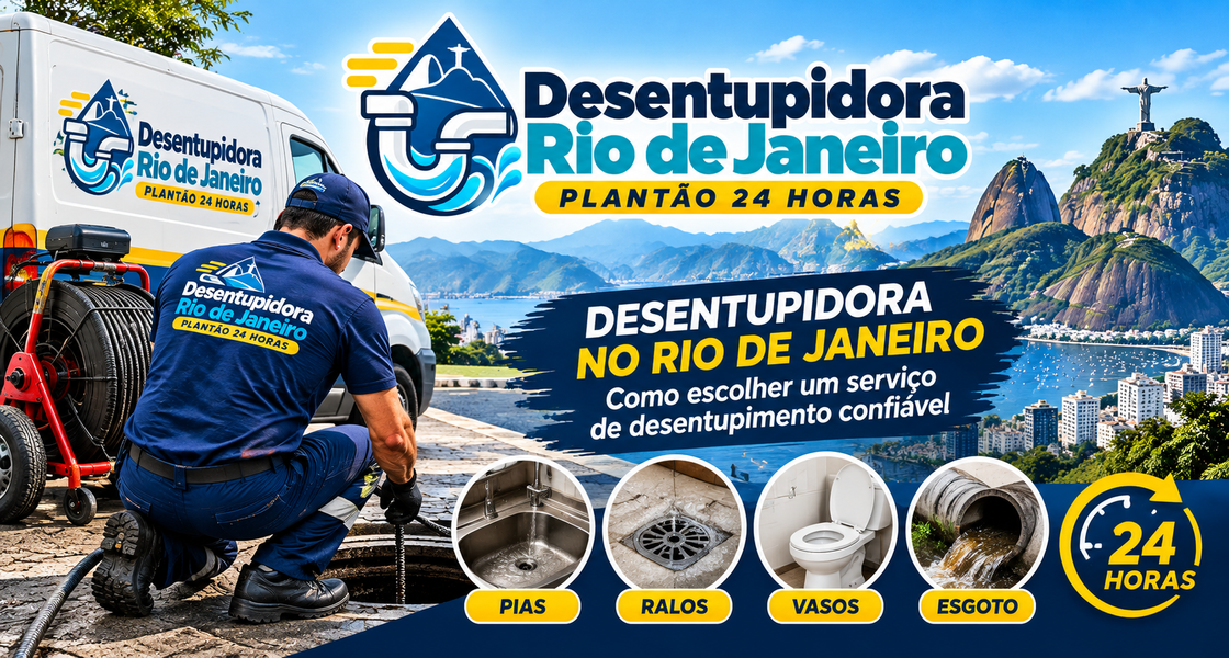 desentupidora no Rio de Janeiro