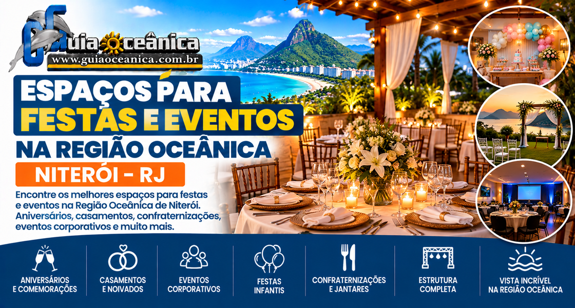 Espaço para Festas e Eventos na Região Oceânica