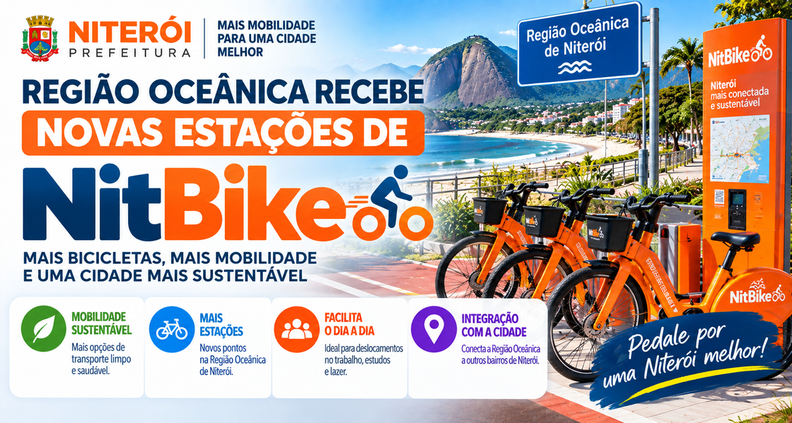Novas estações de NitBike na Região Oceânica